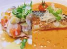 地中海レシピ　癒しのトマトスープと鯖のソテー
